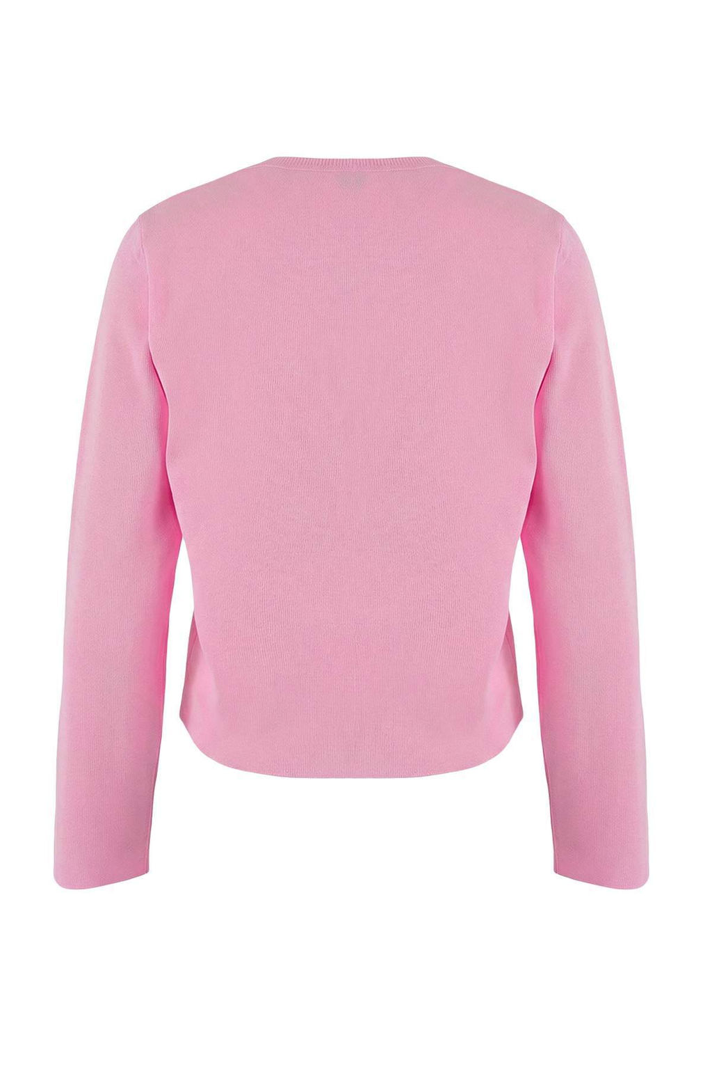 Pembe Kabar?k Cizgi Detayl? H?rka-Bluz Triko H?rka TWOSS26HI00002 - Trendyolmilla фото 3