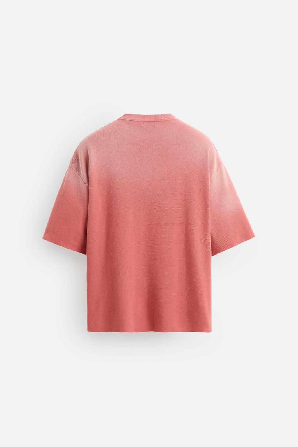 PRINTED KNIT T-SHIRT - Zara фото 8