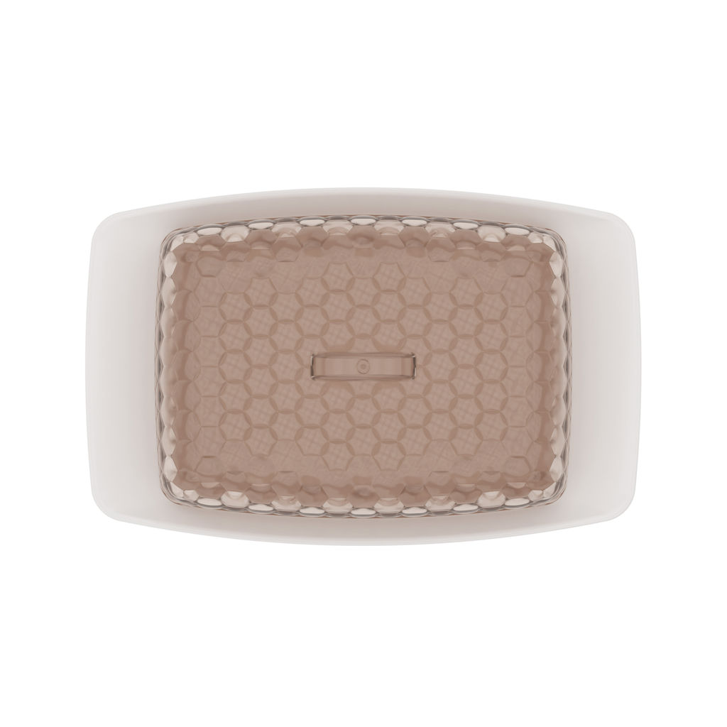 Цена за 2 шт. Масленка "Мозаика" (бело-тониров) М5569