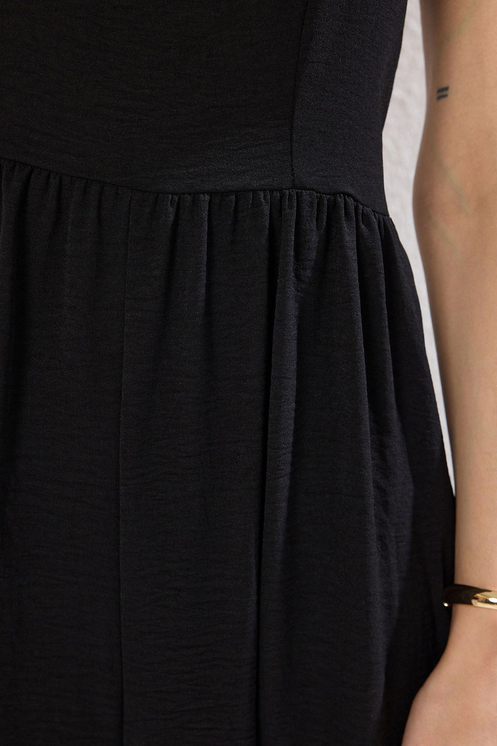 Siyah Genis Paca Dokuma Tulum TWOSS25TU00002