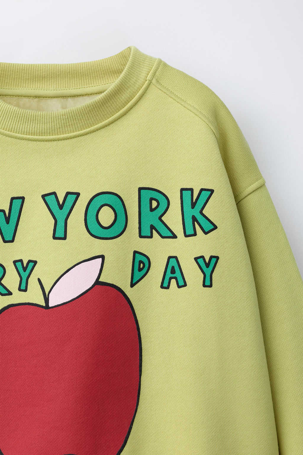 APPLE PRINT SWEATSHIRT - Zara фото 3