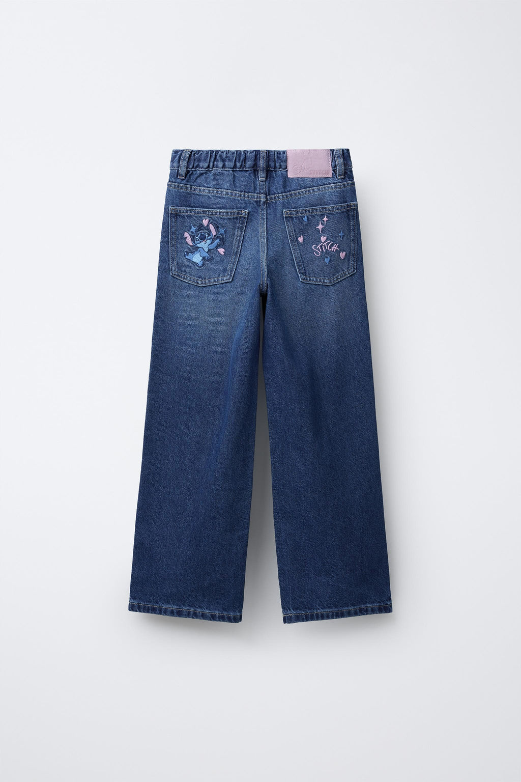 LILO & STITCH DISNEY EMBROIDERED WIDE-LEG JEANS - Zara фото 2