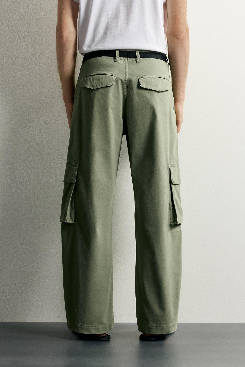 PANTAL?N CARGO RELAXED FIT / Verde - Zara фото 2
