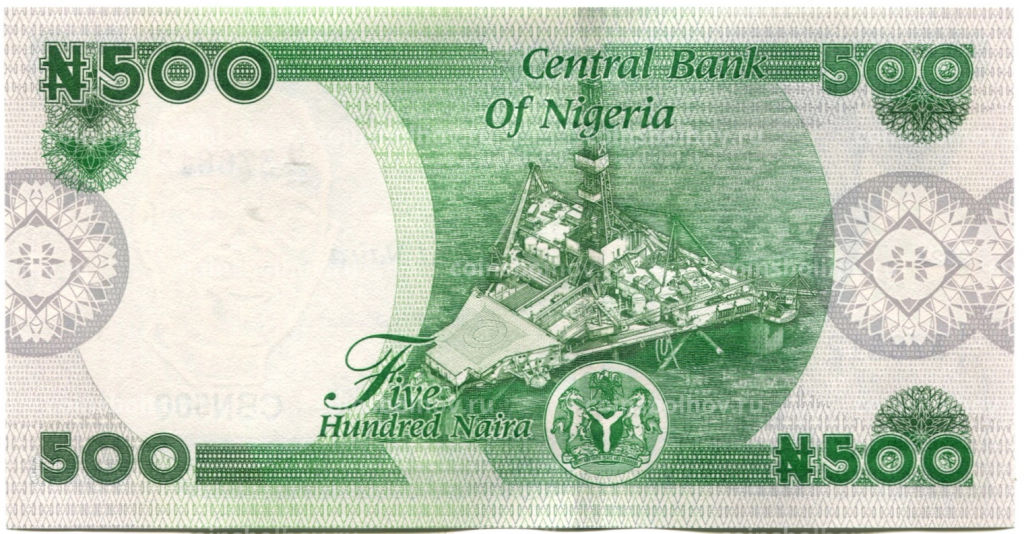 500 найра 2024 года Нигерия