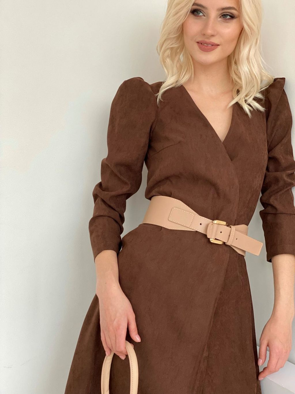 Платье с запахом черное - Martichelli фото 28