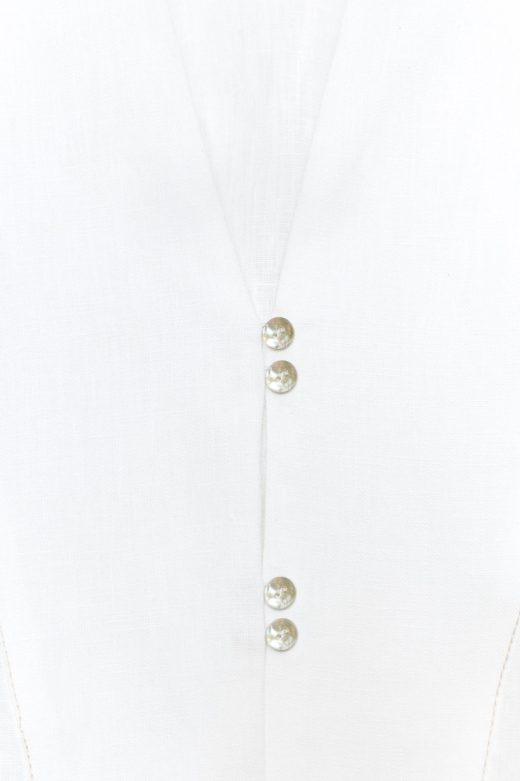 CAMISA KIMONO 100% LINO / Blanco