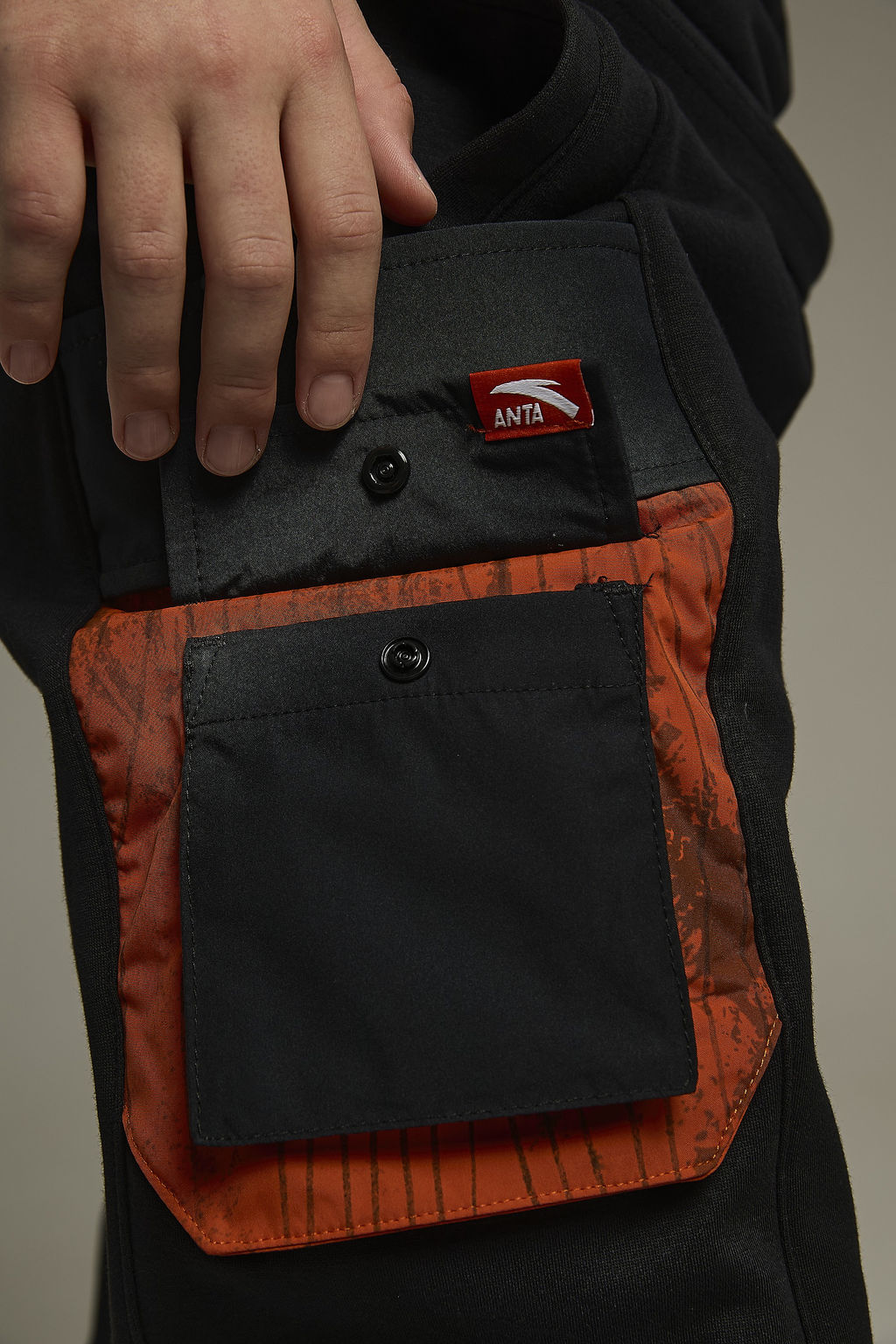 Брюки трикотажные утепленные Черный Fashion Knit Track Pants