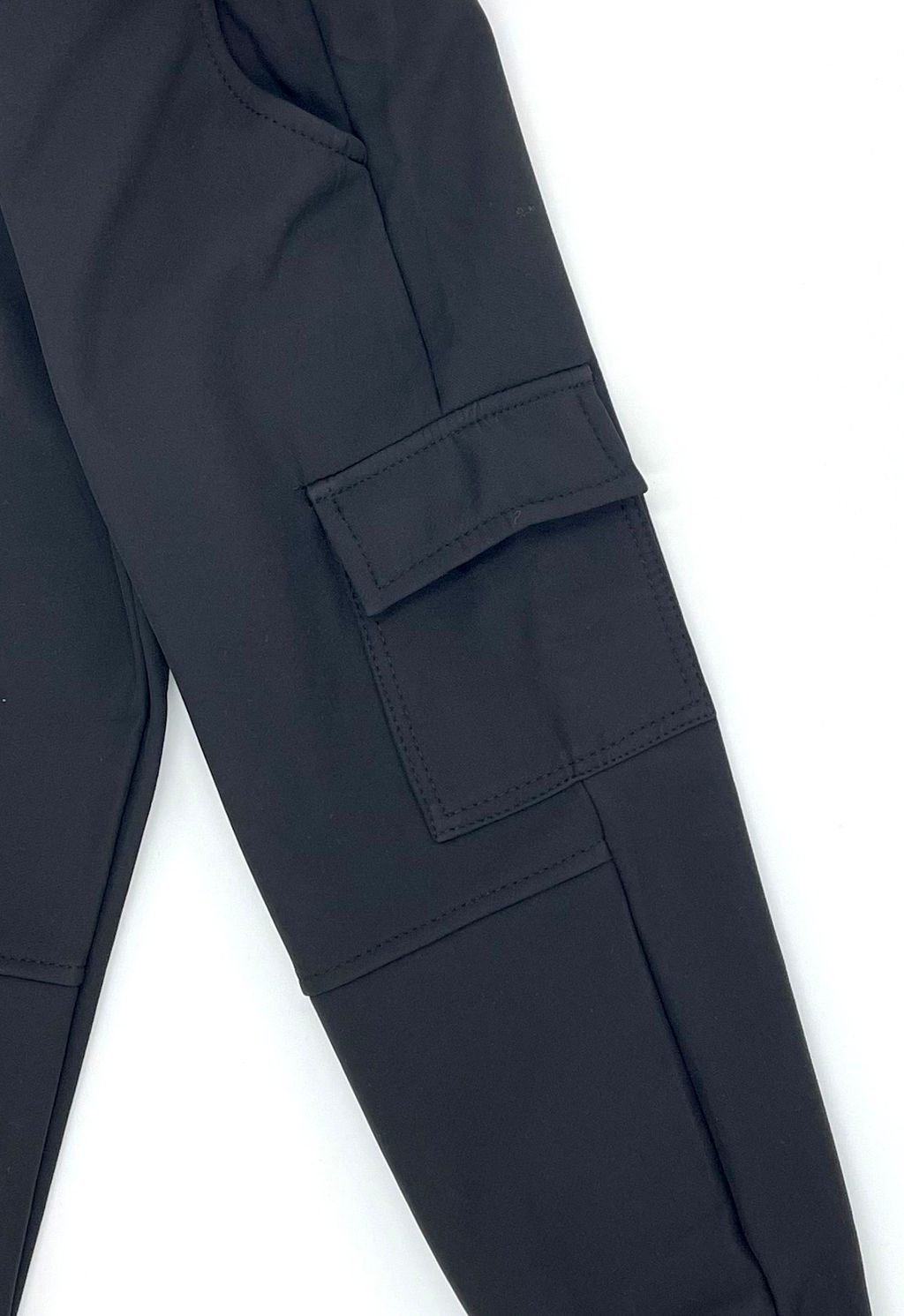 Детские брюки Softshell для девочки и мальчика TED 040 черный - Caimano фото 4