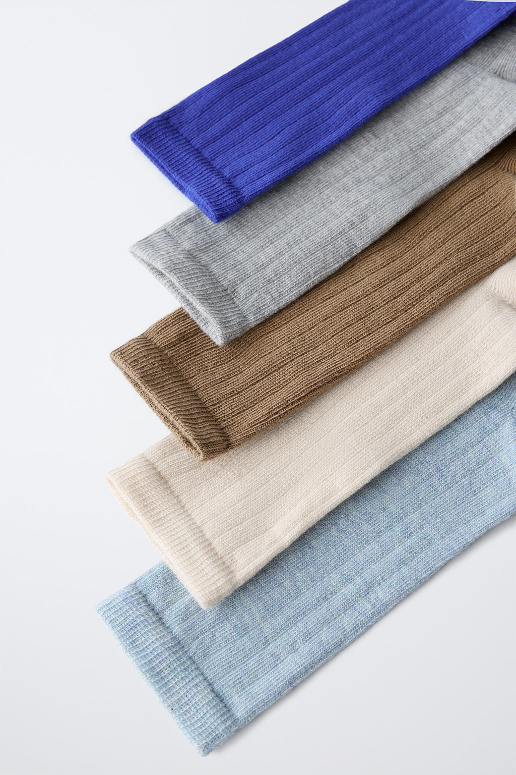 FIVE-PACK OF LONG RIBBED SOCKS - Zara фото 4