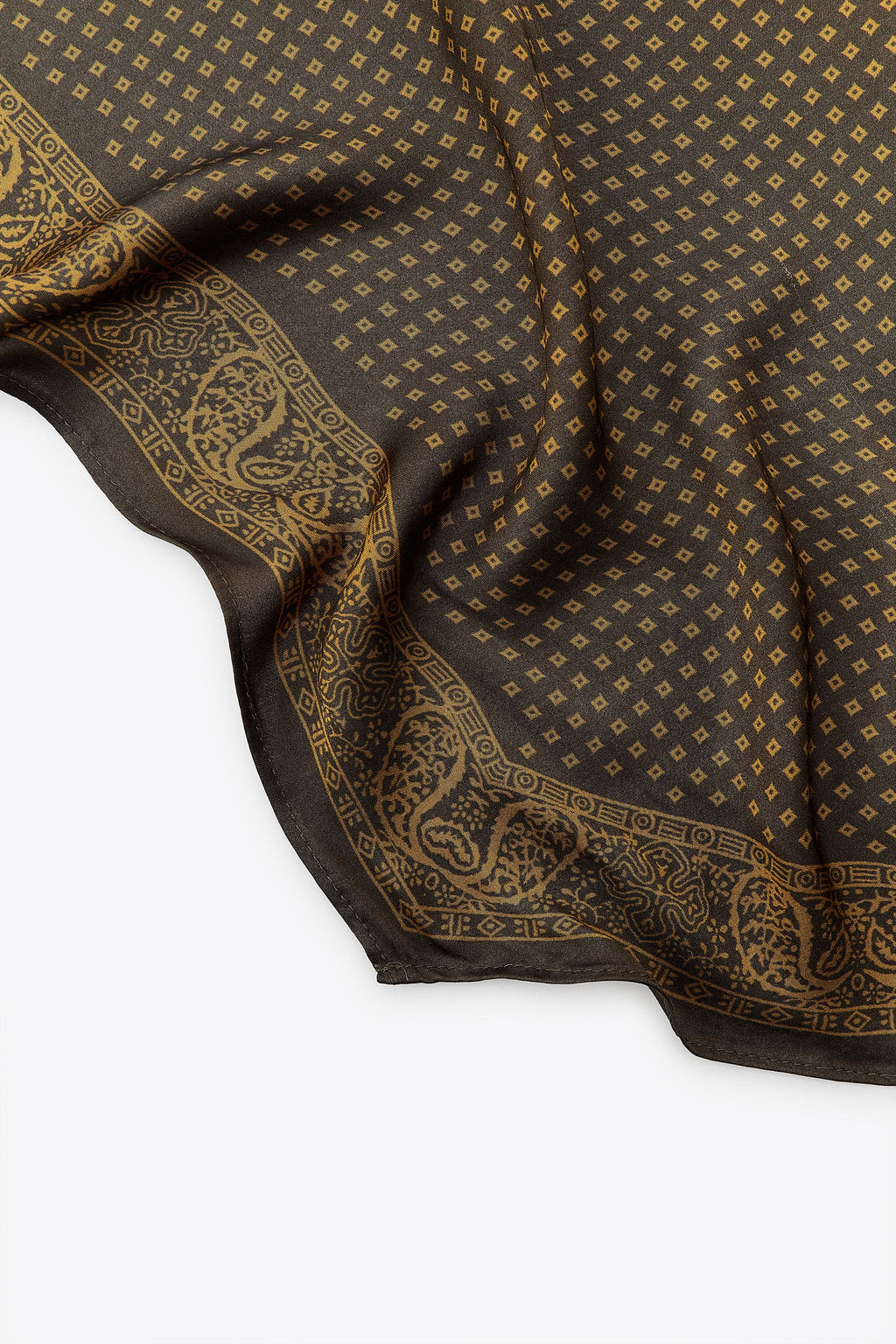 SATIN PRINTED BANDANA - Zara фото 3