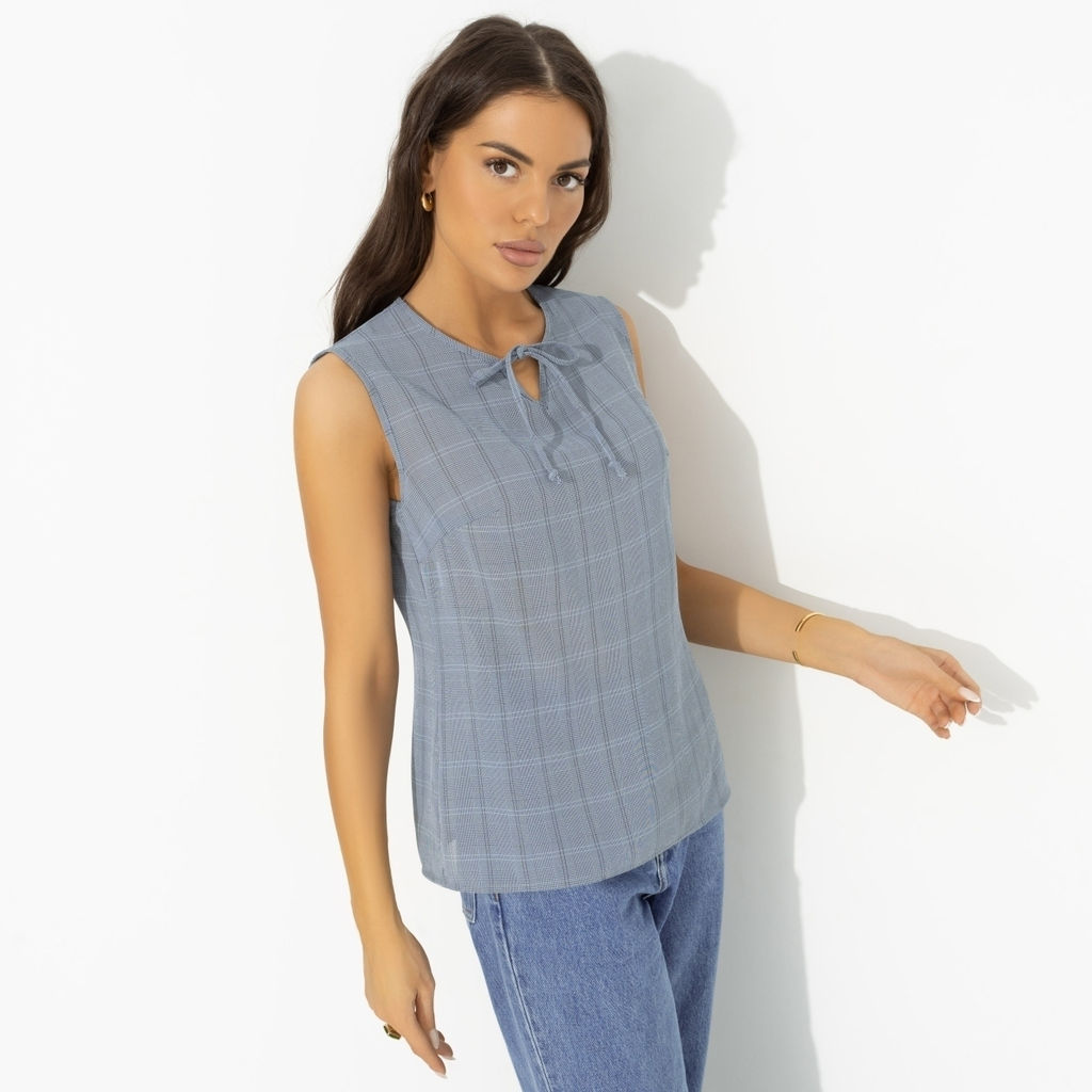 Блуза с выточками, Легкое настроение (cage) - Charutti фото 4