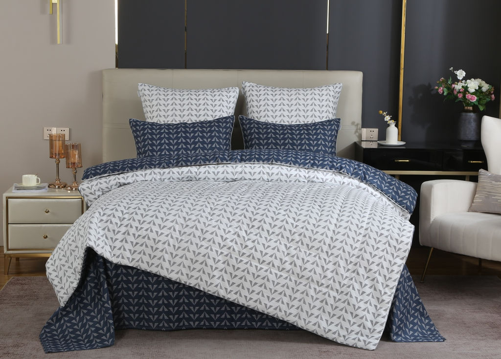 Комплект с одеялом Мерлин (индиго жемчуг) Cotton - Kazanov.a. фото 4