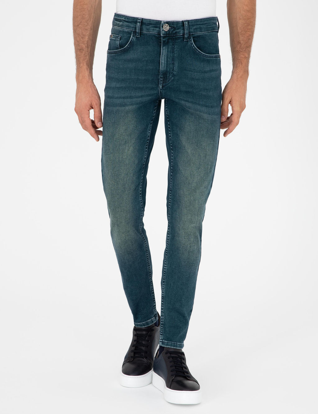 Джинсовые брюки узкого кроя Petrol - Cacharel фото 2