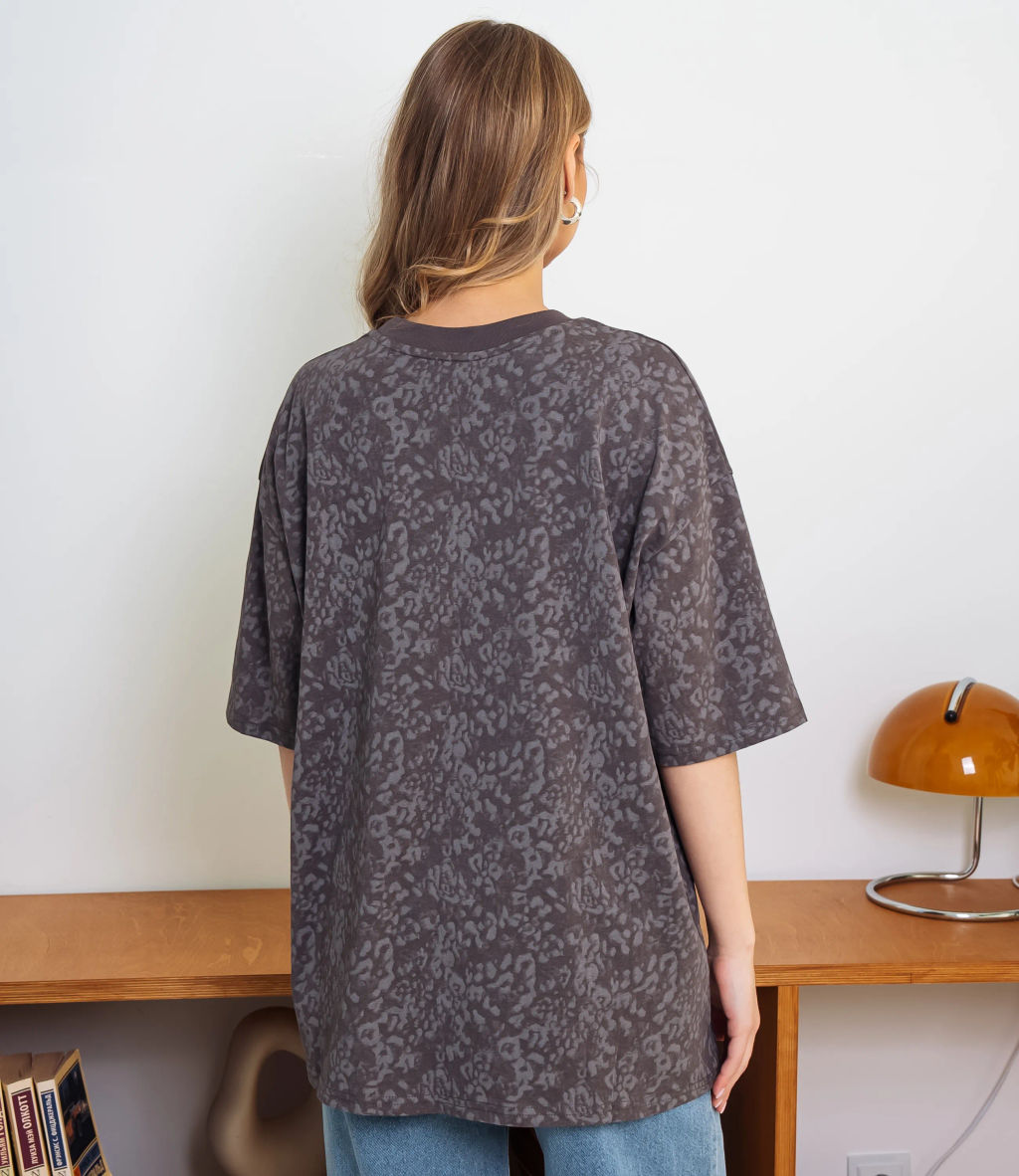 Футболка #КТ1200, графит - Dommod фото 3