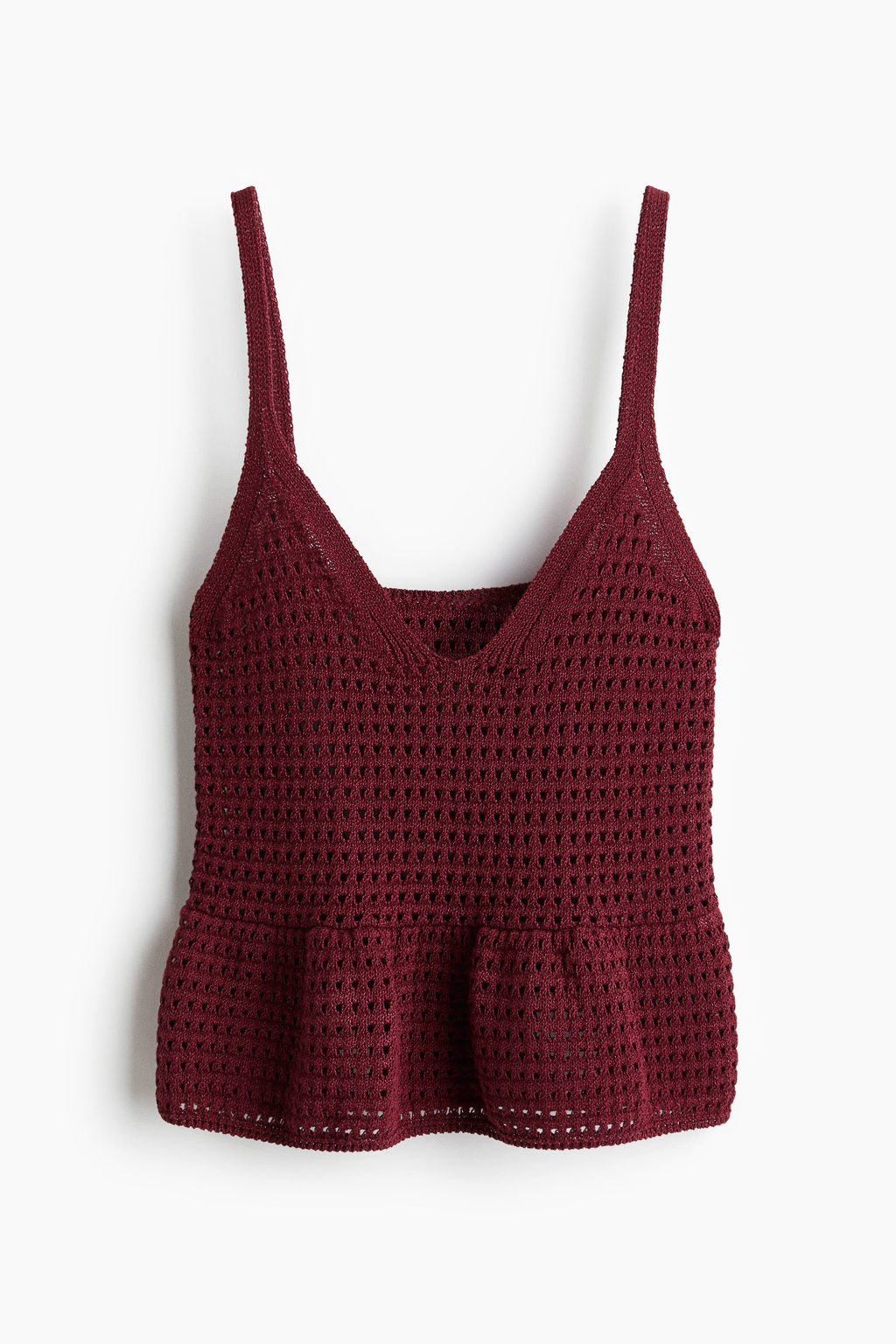 Top de tirantes efecto crochet - H&m фото 2