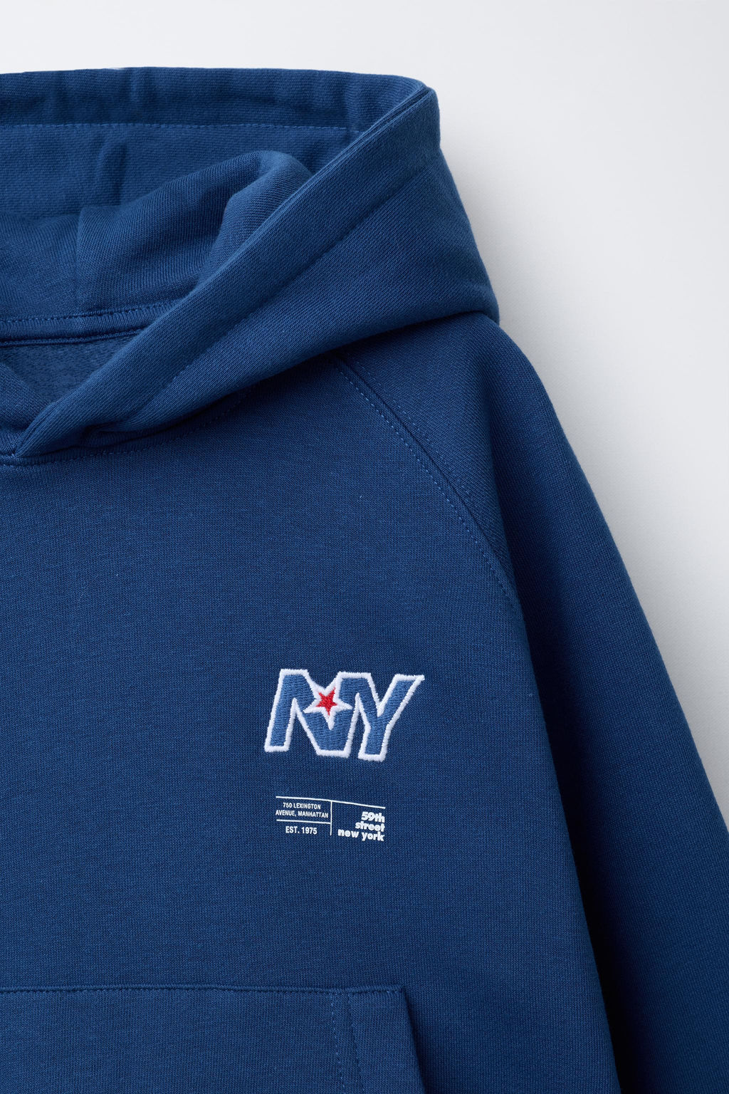 EMBROIDERED POCKET HOODIE - Zara фото 6
