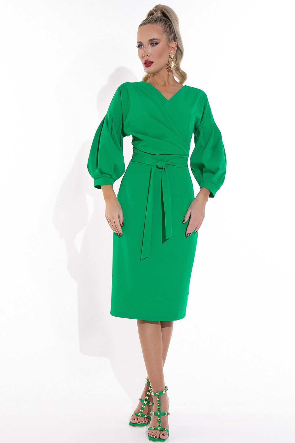 Платье Искусство обольщения (зелёный) - Эльза фото 6