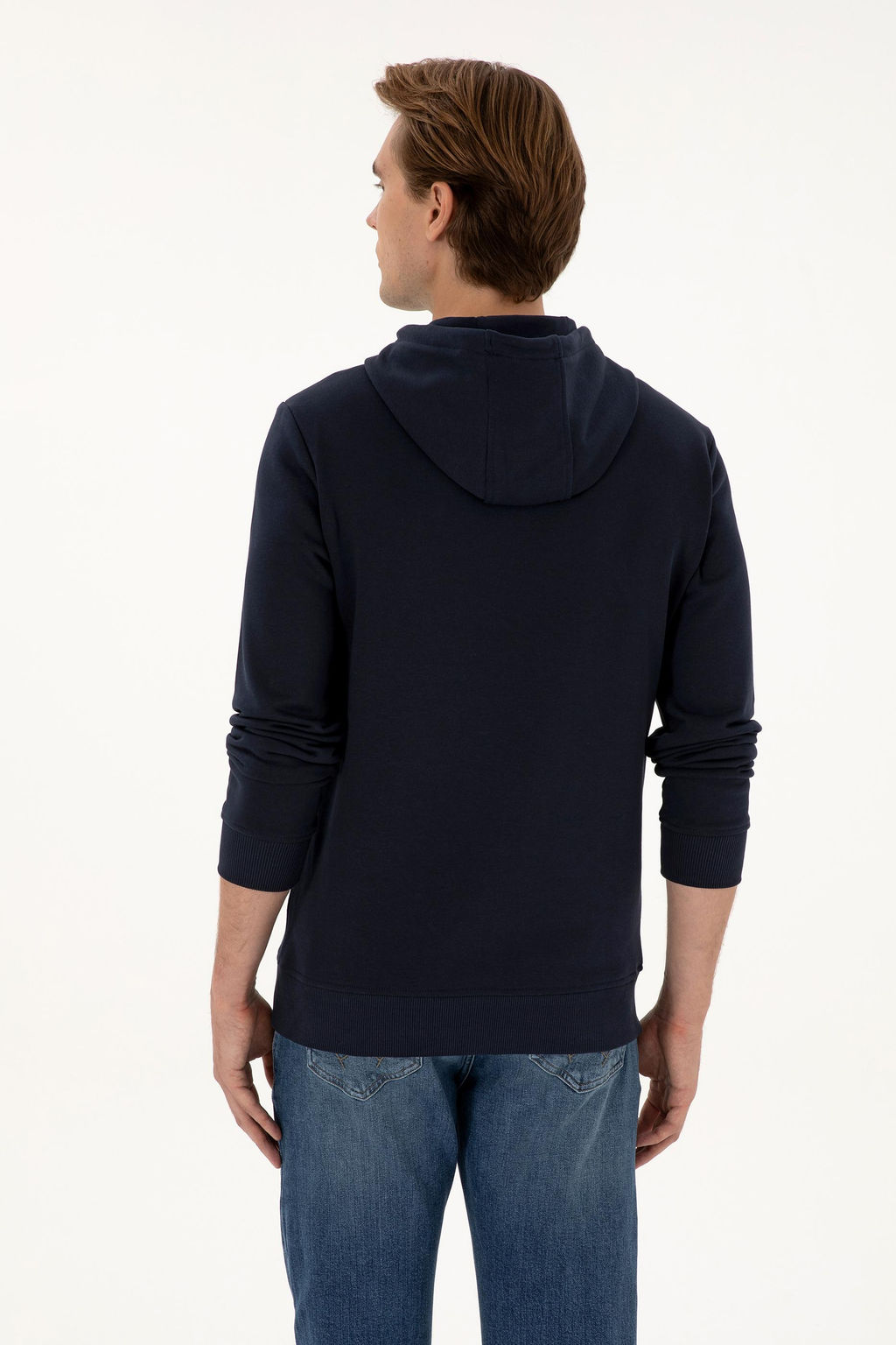 Erkek Lacivert Basic Sweatshirt Sepette S_rpriz _ndirim - U.s. polo assn фото 5