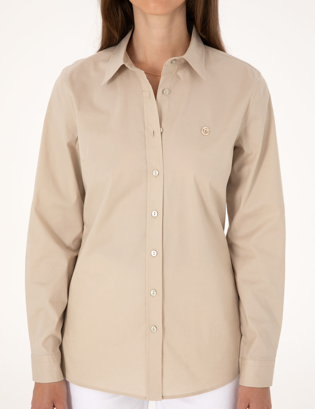 Kum Slim Fit Uzun Kollu G_mlek