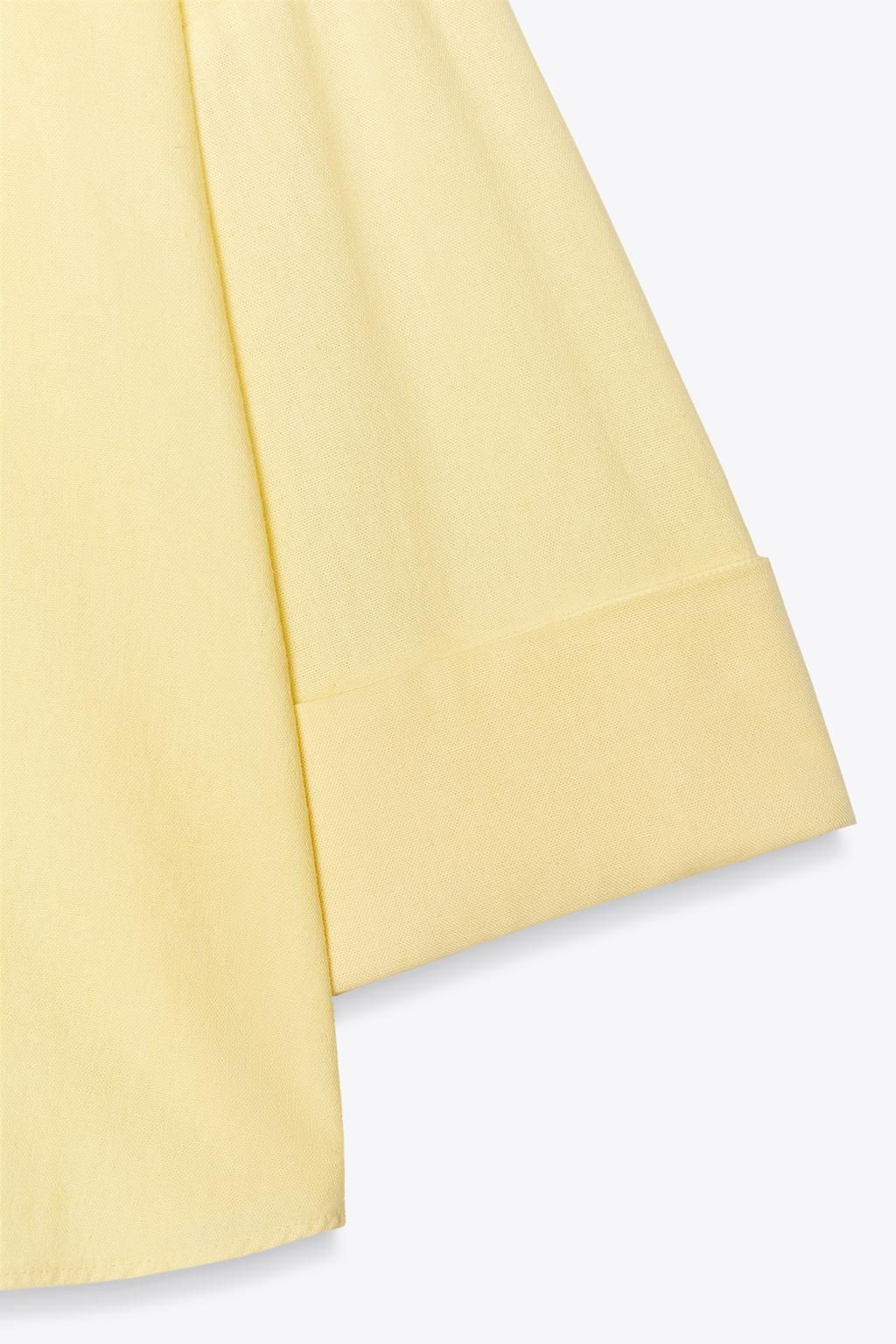 WIDE-SLEEVE LINEN BLEND SHIRT - Zara фото 10