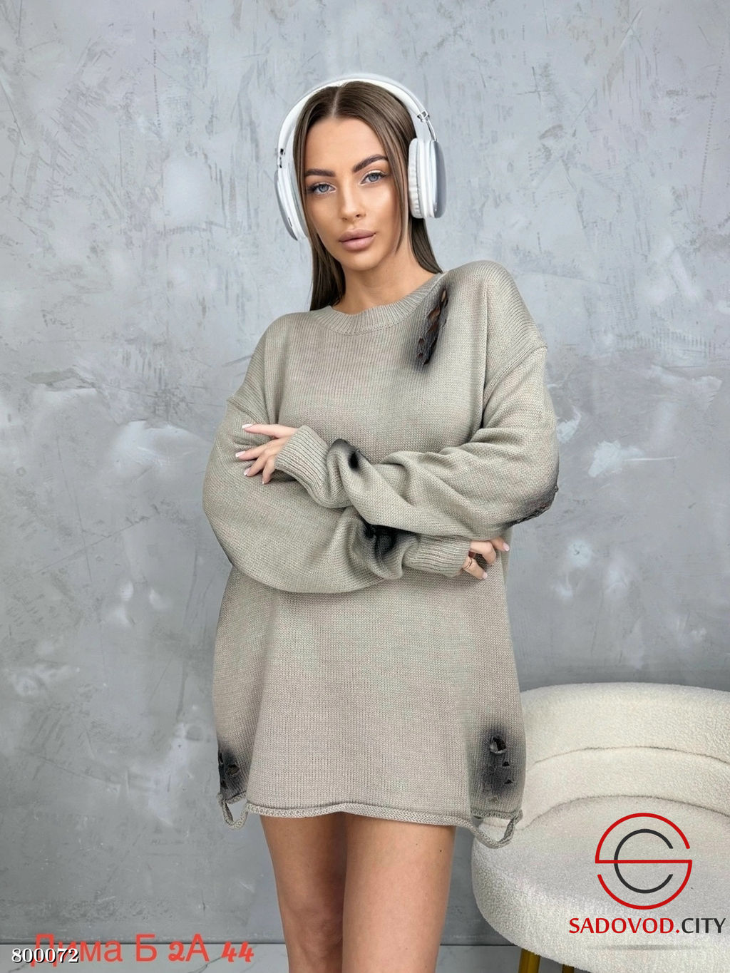 Кофта женская удлиненная - Bruno фото 5
