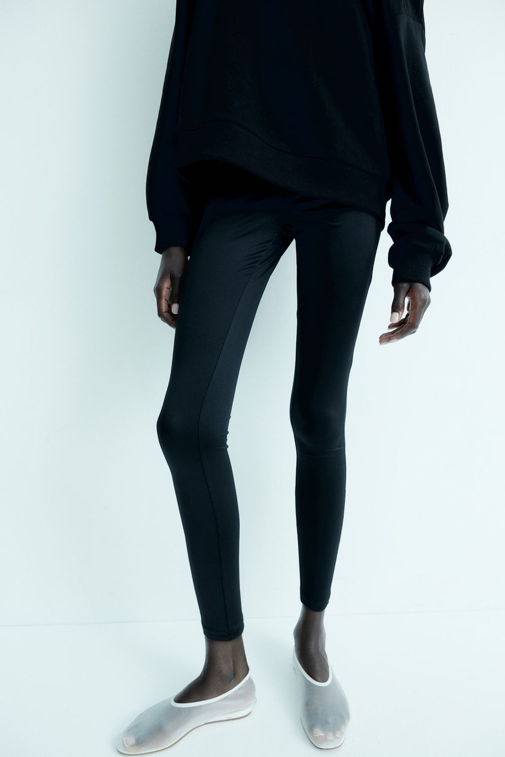 Cotton leggings - H&m фото 4