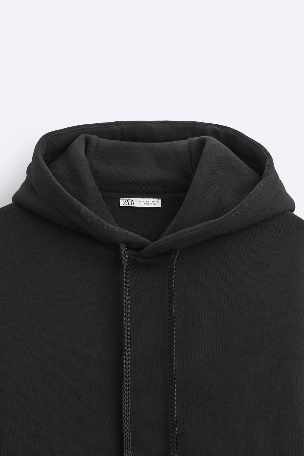 SUDADERA CREMALLERA CAPUCHA HEAVYWEIGHT ORIGINS / Negro - Zara фото 8