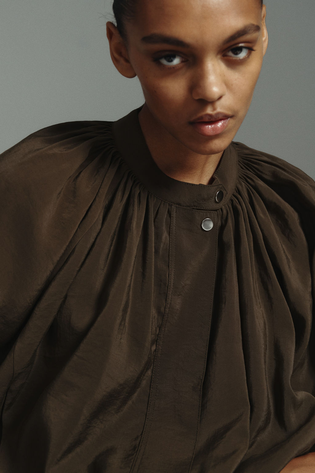 Chaqueta de modal con mangas globo - H&m фото 6