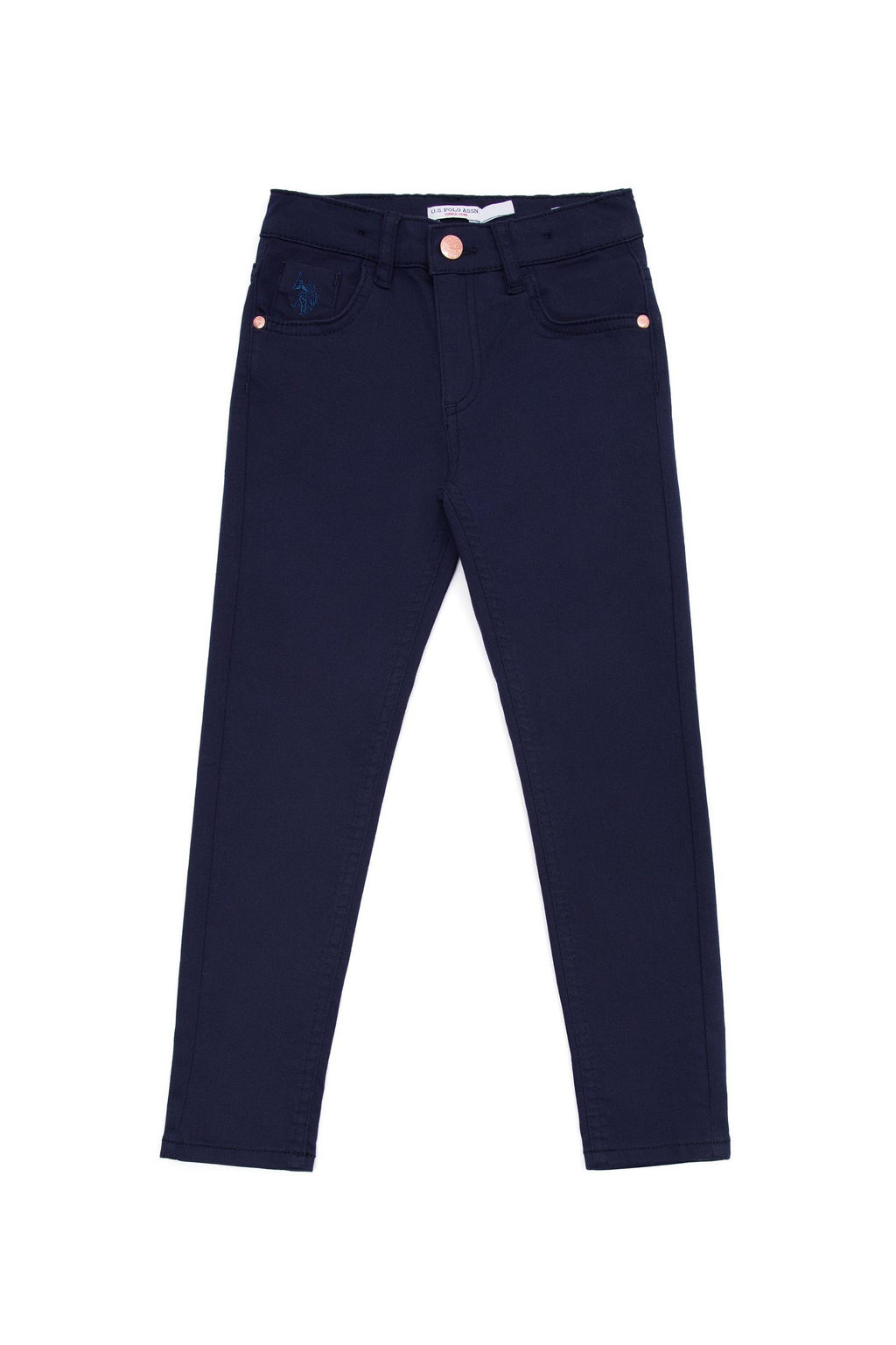 U. S. Polo Assn Темно-синие брюки из плотной ткани для девочек - U.s. polo assn фото 9