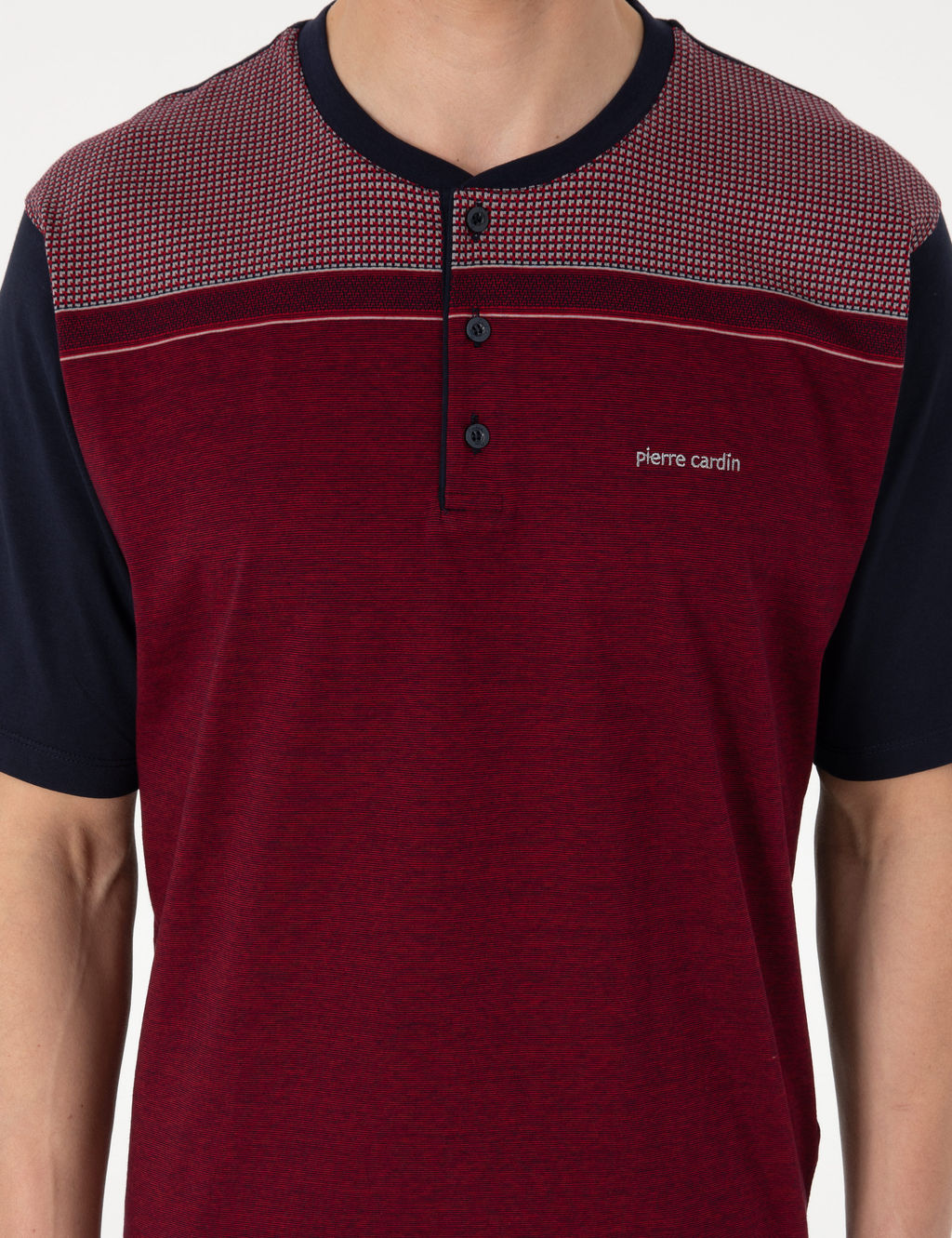 Bordo K_sakol 3l_ Jakarl_ Pijama Tak_m_