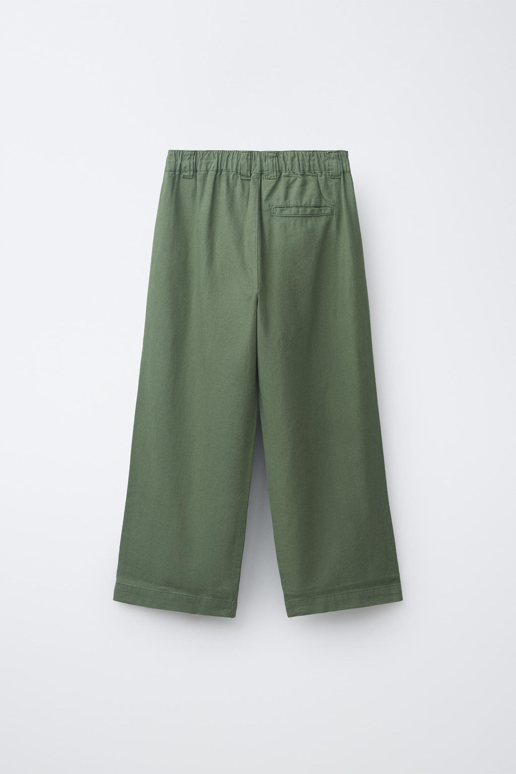 PANTAL?N RECTO ALGOD?N LINO / Verde - Zara фото 2