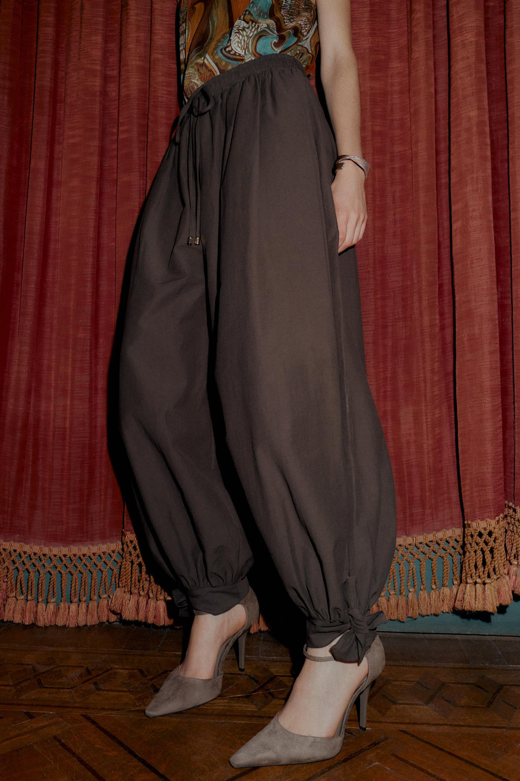 TIERED TROUSERS WITH BOWS - Zara фото 2