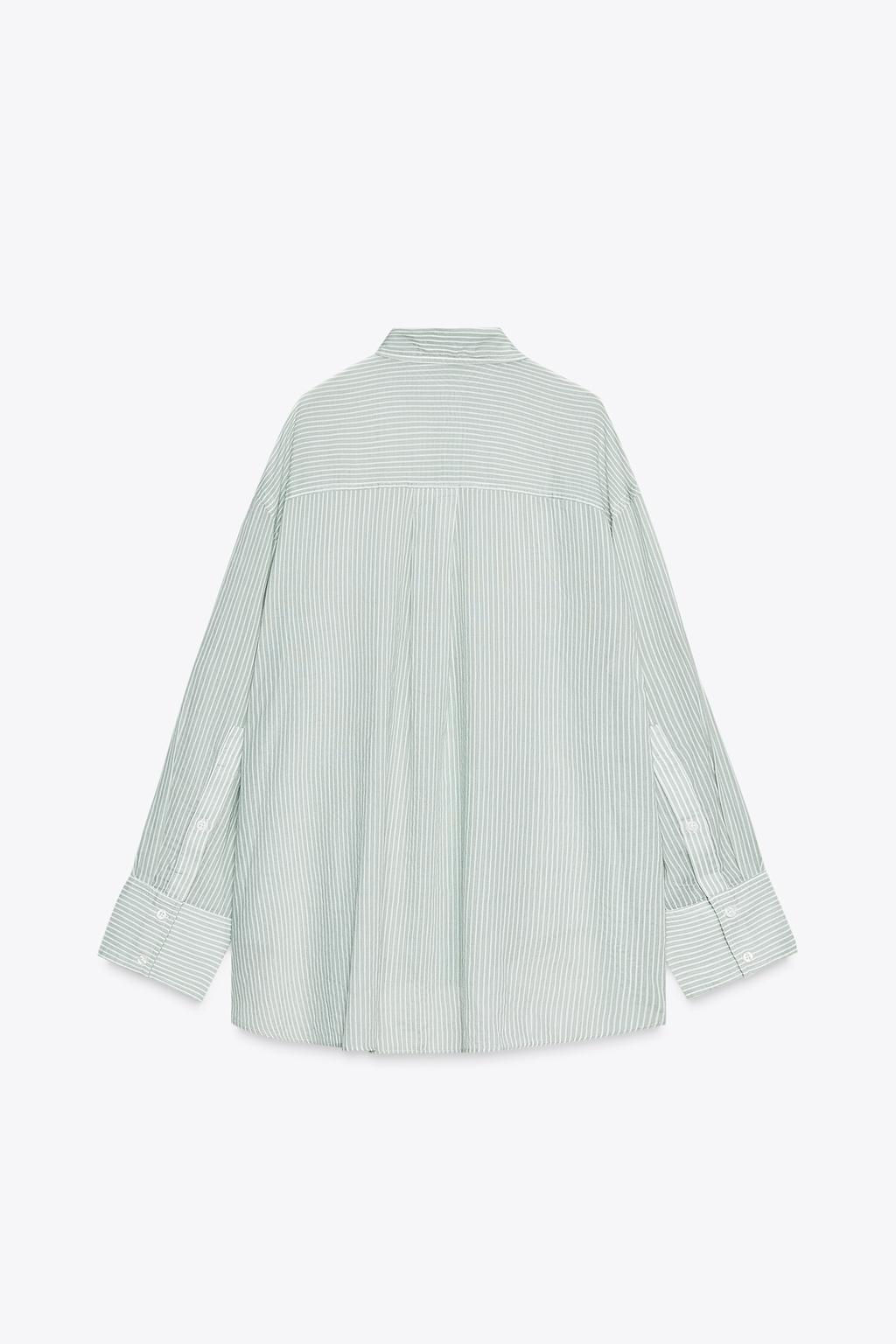 SEMI-SHEER SHIRT WITH TIES - Zara фото 26
