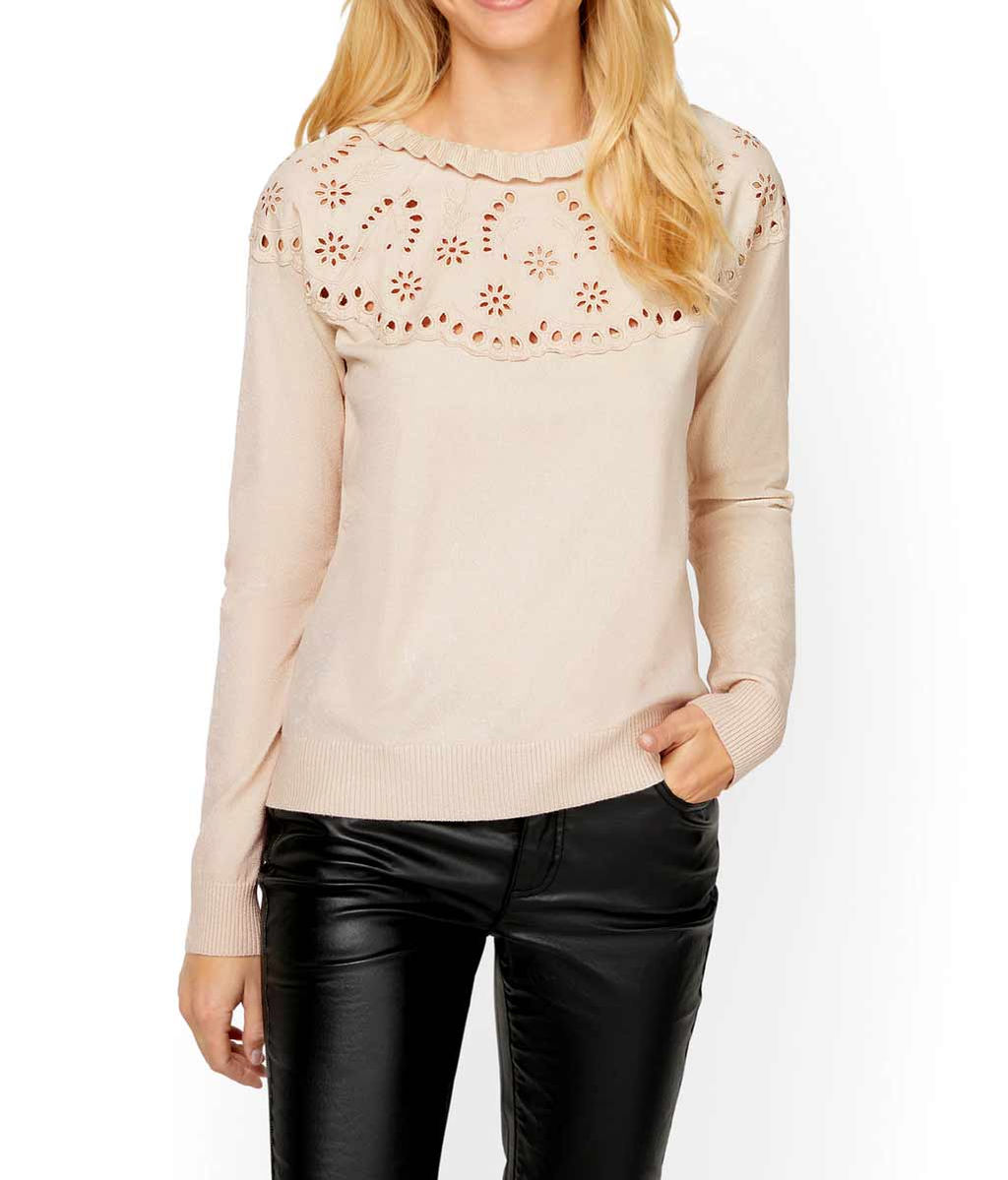 Пуловер, бежевый - Linea tesini фото 3