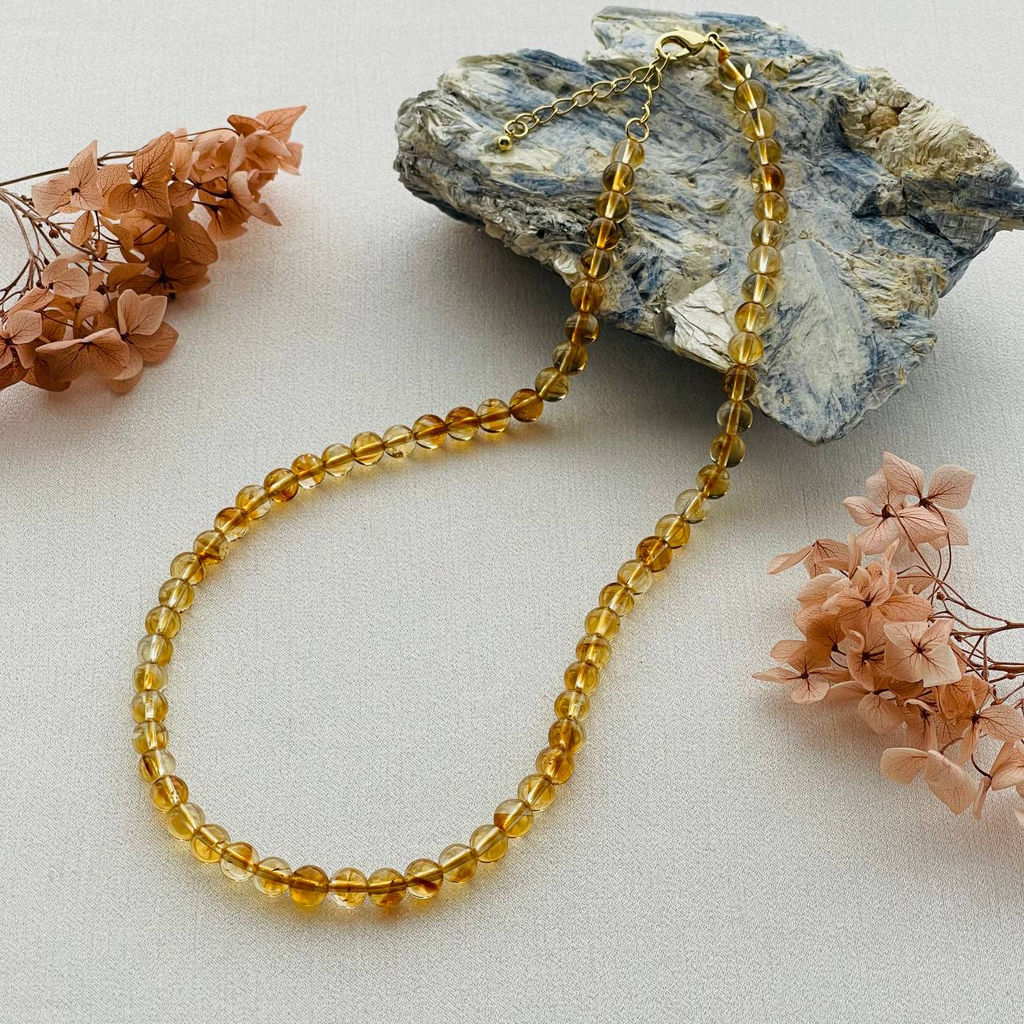 Колье из Цитрина