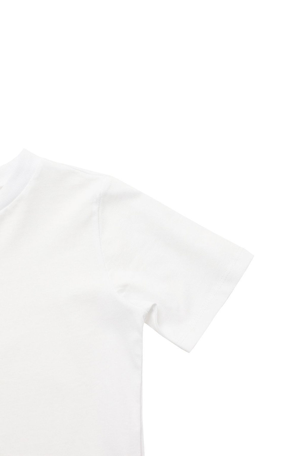 Beyaz K?z Cocuk %100 Pamuk Hayvan Bask?l? Regular/Normal Kal?p K?sa Kol Orme T-Shirt TKDSS24TS00046 - Trendyolmilla фото 5