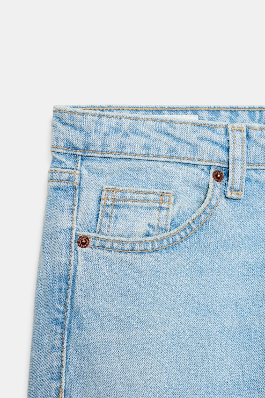 JEANS Z1975 MINI FLARE TIRO ALTO / Azul claro