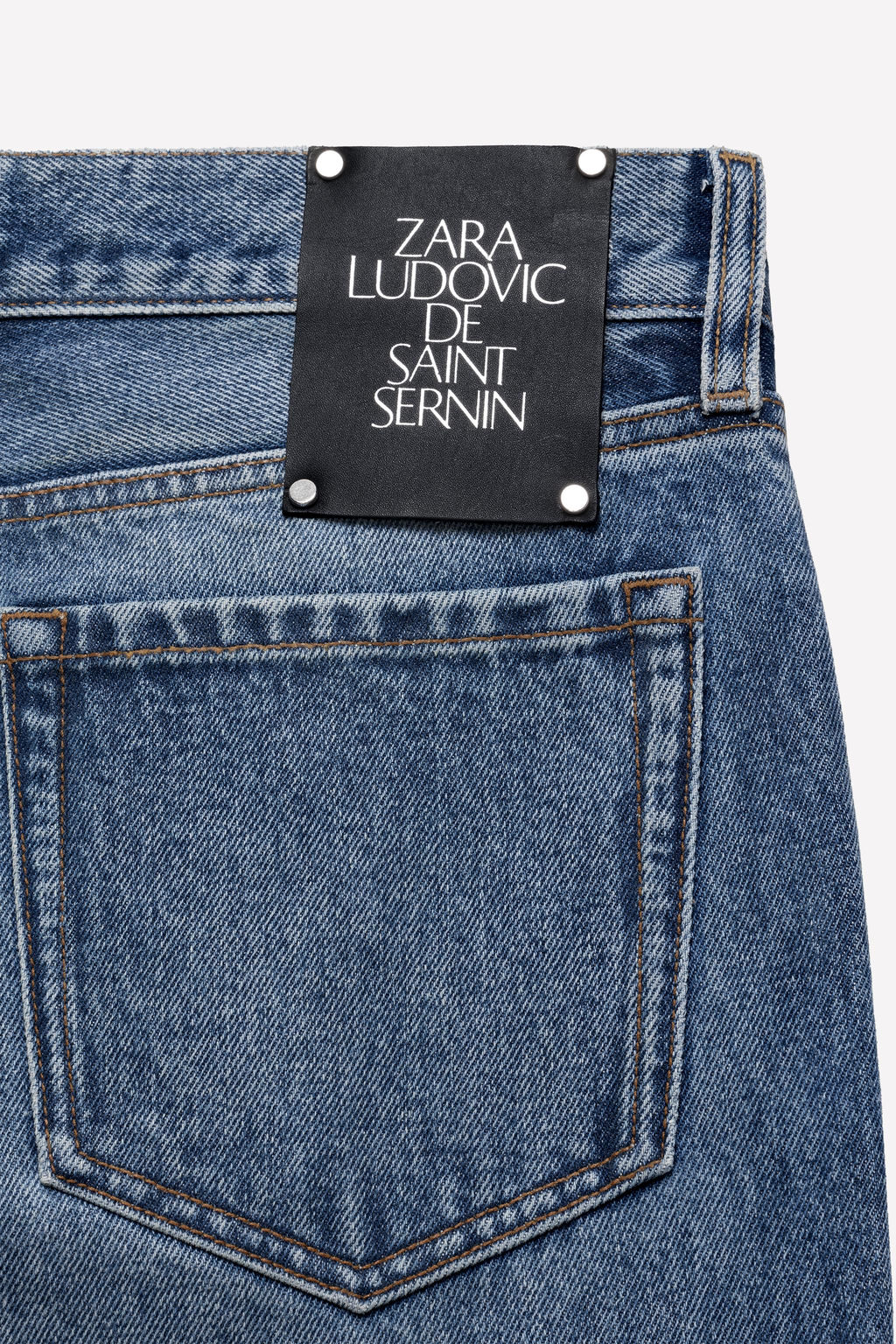 BOOTCUT LOW-RISE JEANS LUDOVIC DE SAINT SERNIN x ZARA фото 4