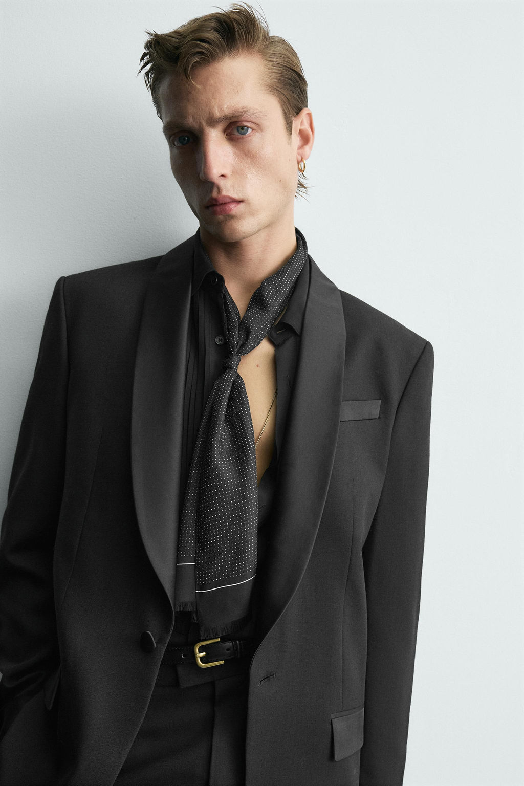 WOOL TUXEDO BLAZER - Zara фото 6