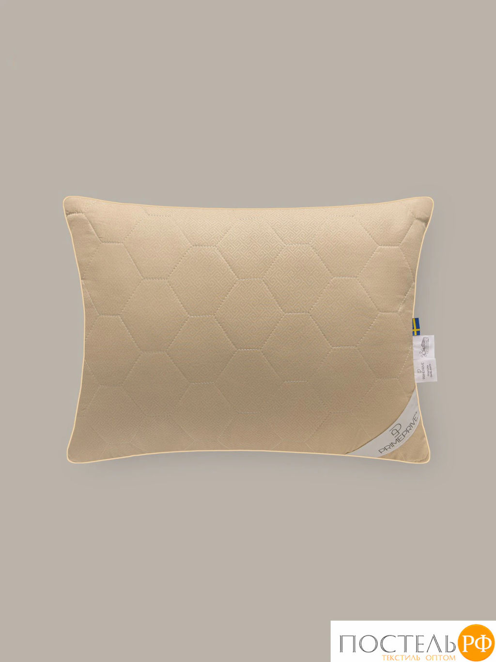 Подушка стеганая PRIME PRIVE CAMEL SOFTY беж микрофибра CLIMALAST/верблюд/микровол.CLIMALAST  фото 2