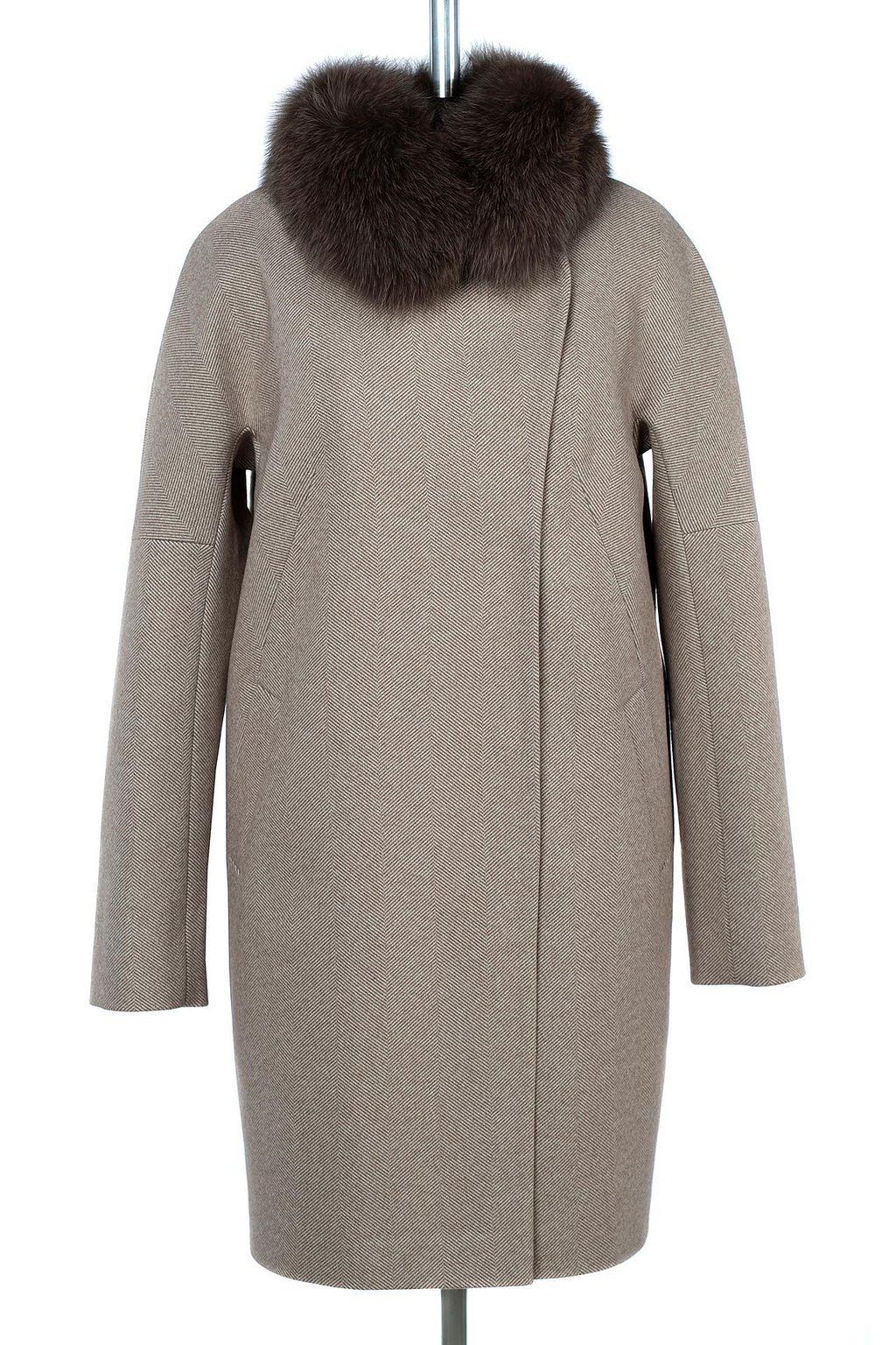 Мех натуральный (песец) Пальто утепленное Термофинн 100 г - El podio фото 7