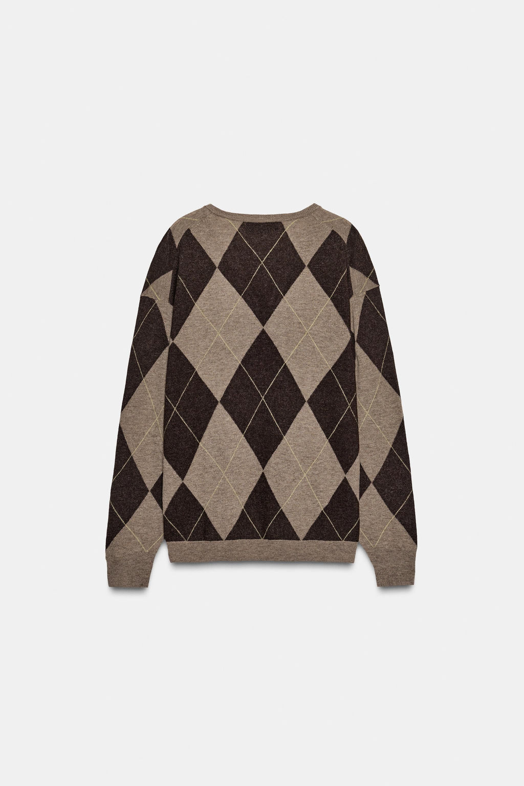 100% WOOL DIAMOND JUMPER - Zara фото 5