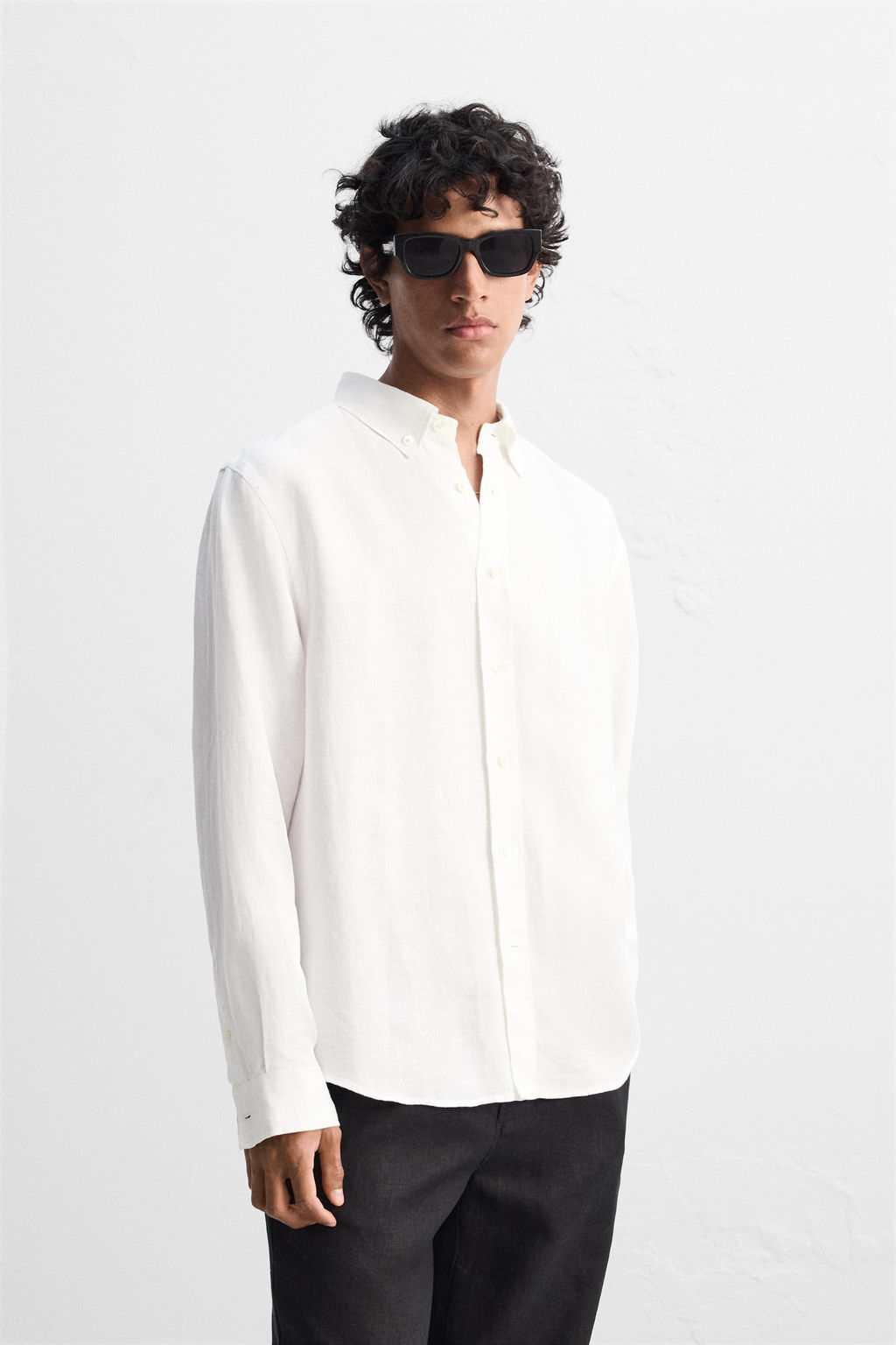 100% LINEN SHIRT - Zara фото 2