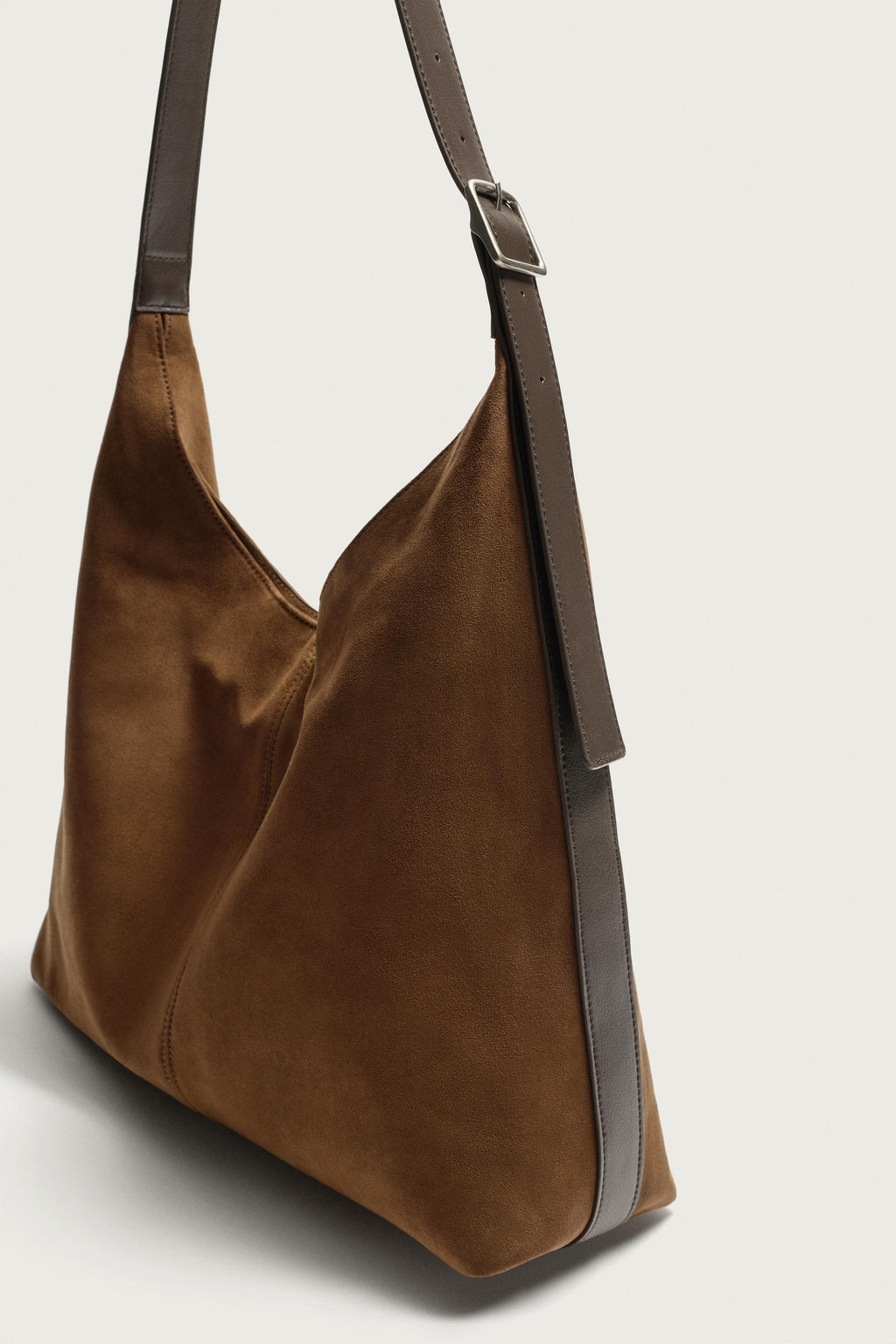 BOLSO SHOPPER LISO / Marr?n Tabaco - Zara фото 3