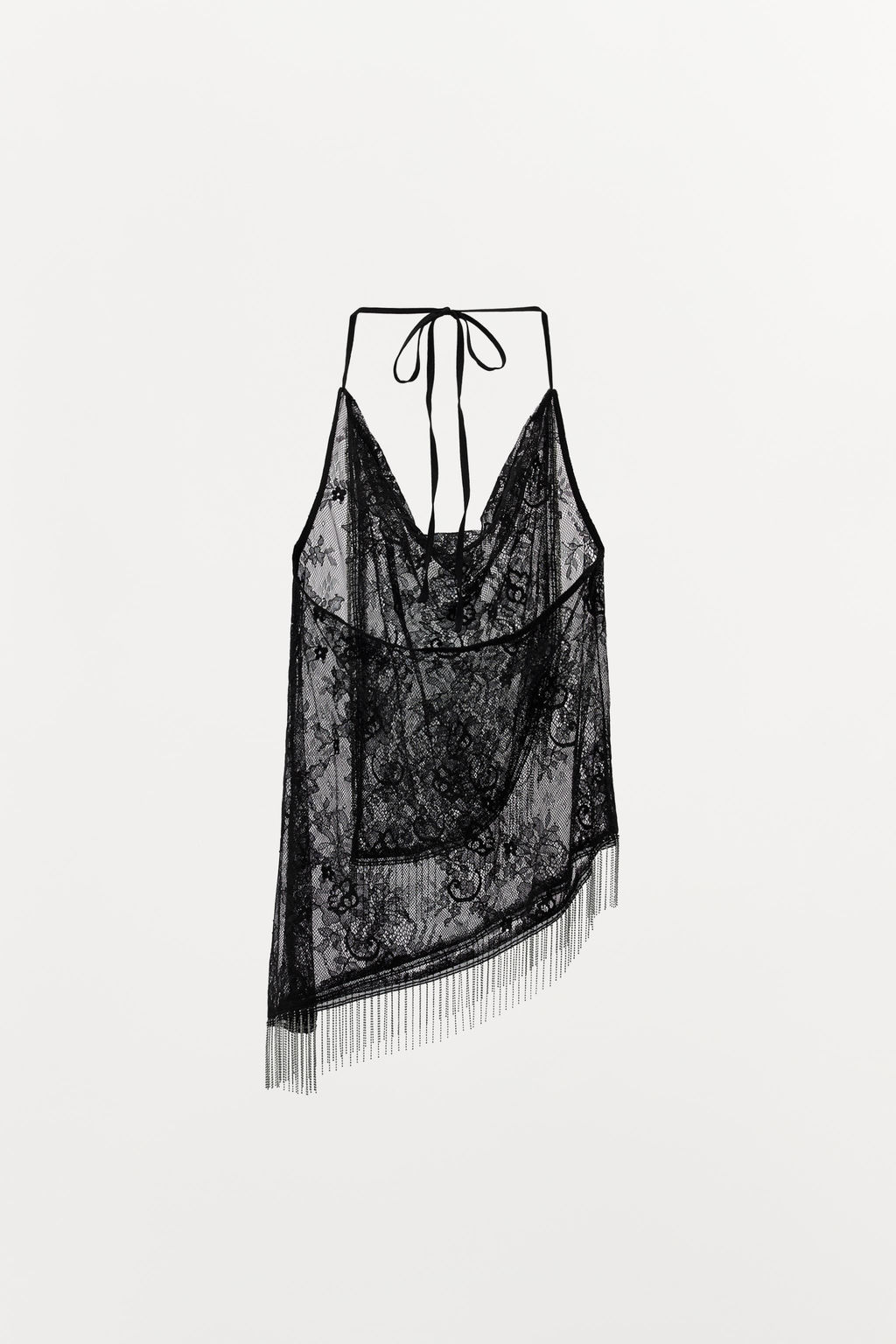BEADED HALTER TOP - Zara фото 5