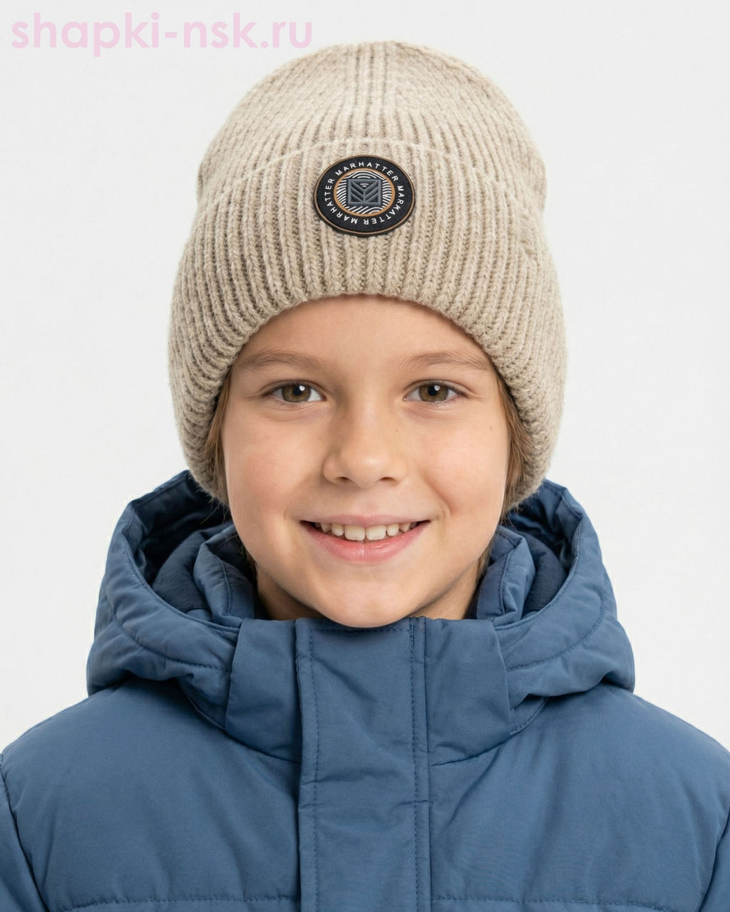 14540 MBH Колпак для мальчика (54-56)