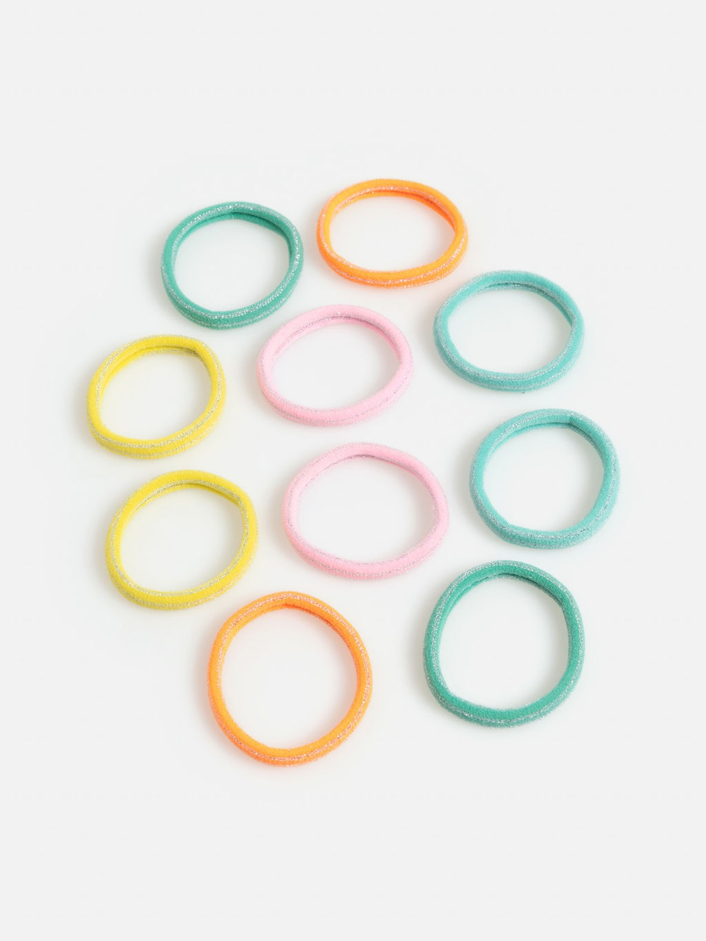 ACOOLA / Набор из 10 резинок для волос дет. Nunko цветной  фото 2