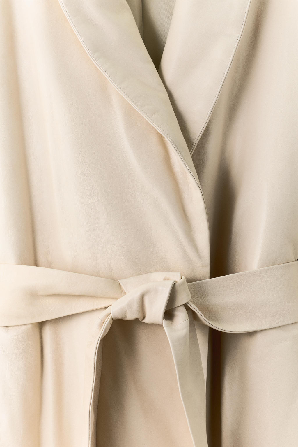 ZW COLLECTION LIMITED EDITION QUILTED LEATHER COAT - Zara фото 11