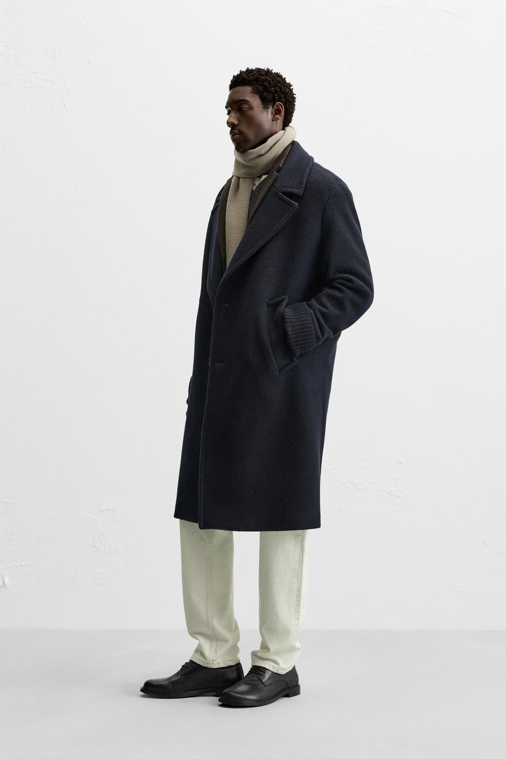 TEXTURED WOOL BLEND COAT - Zara фото 4