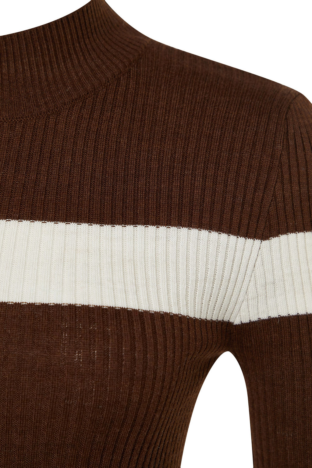 TRENDYOLMILLA Lacivert Midi Triko Cizgili Elbise TWOAW23EL00226 фото 30